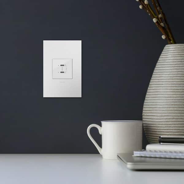 adorne 6.0 Amp 30 Watt Ultra-Fast Plus Power Delivery USB Type-C/C, White