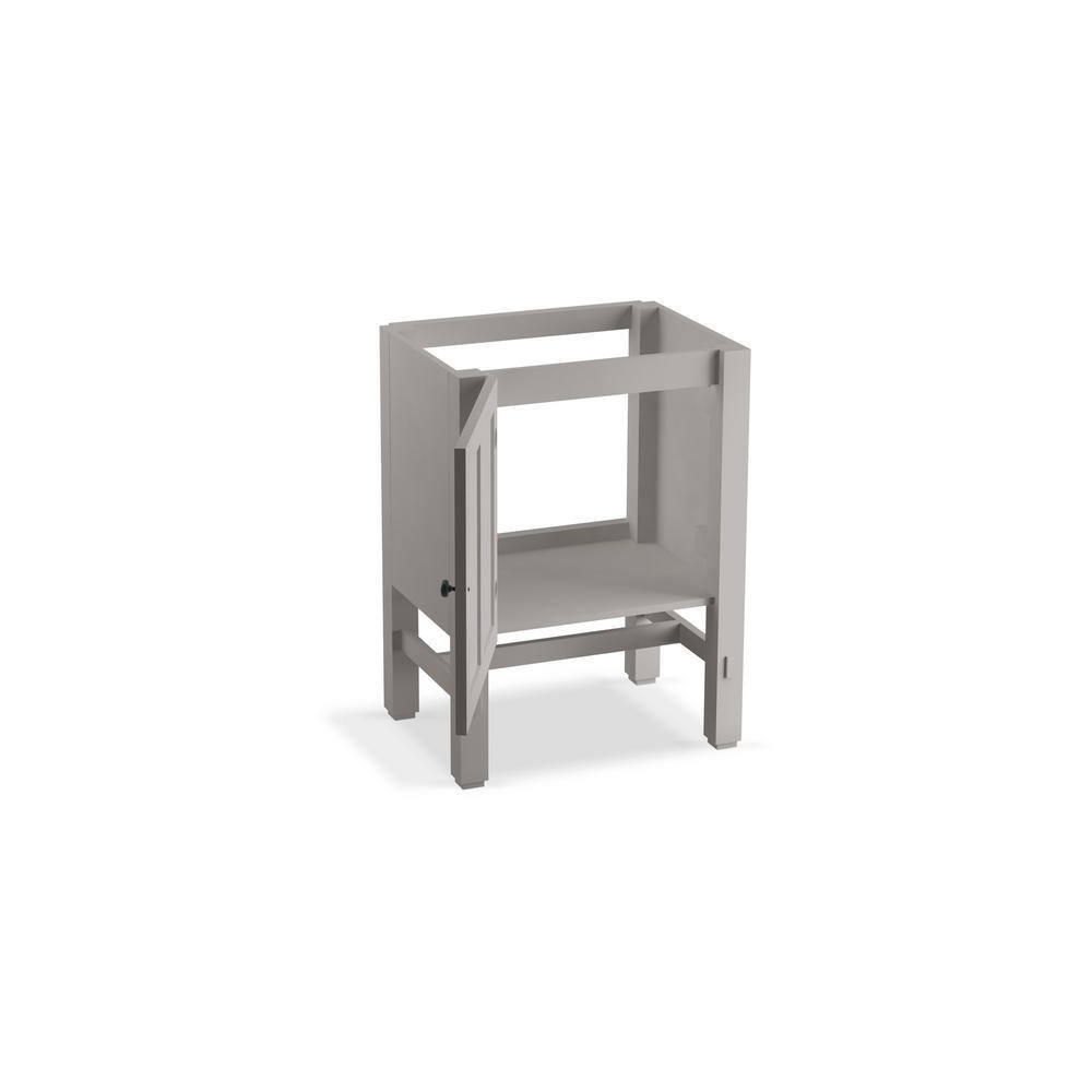Tresham Elegance 24" Freestanding Bathroom Vanity Base in Mohair Gray