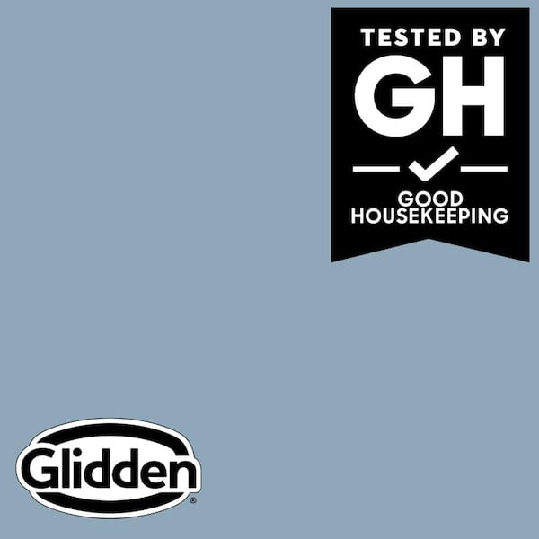 Glidden Premium 1 qt. PPG1155-5 Dresden Dream Semi-Gloss Interior Latex Paint