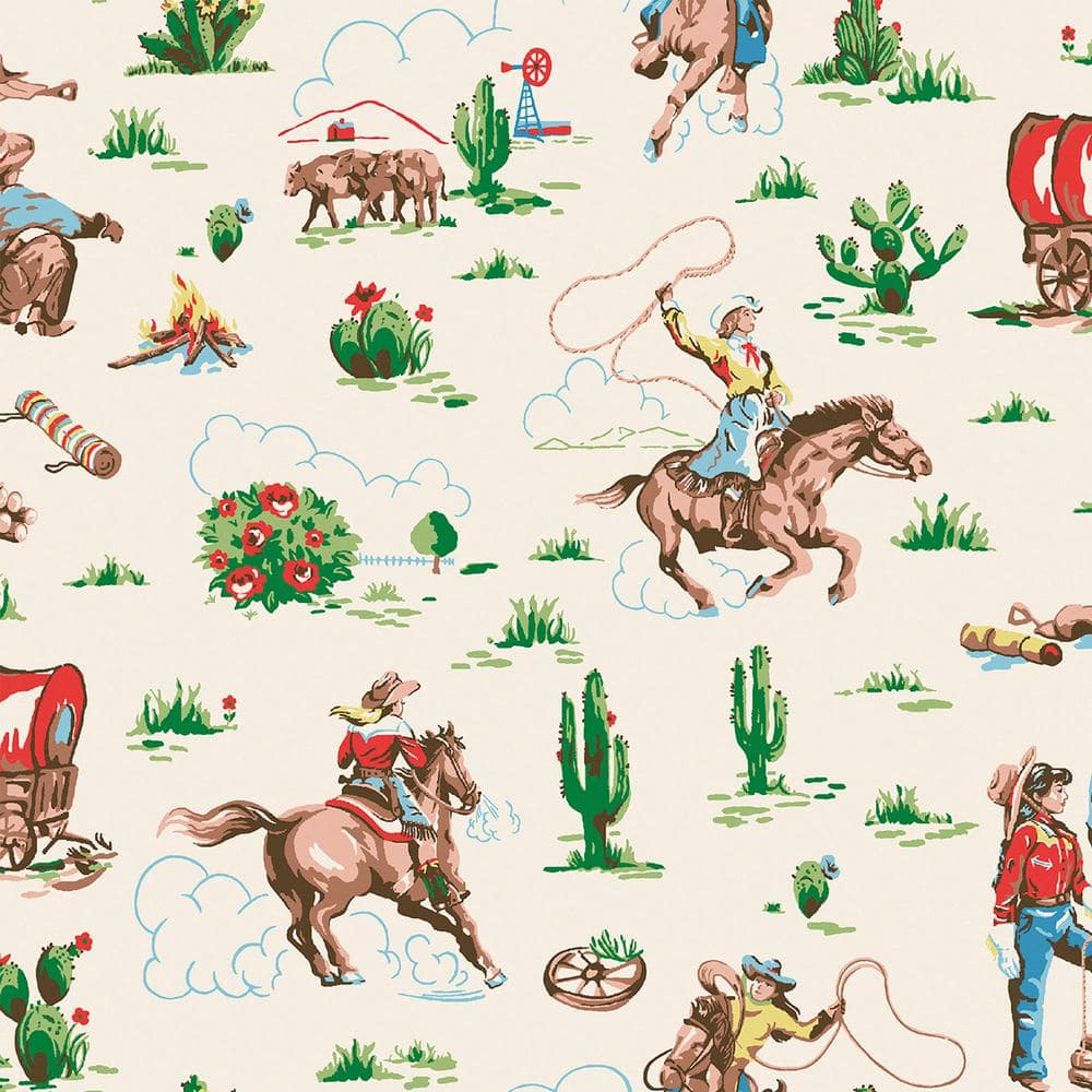 Cowgirls Multi Wallpaper