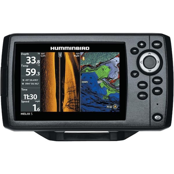 Humminbird Helix 5 CHIRP Si GPS G2 Fish Finder 410230-1 - The Home Depot