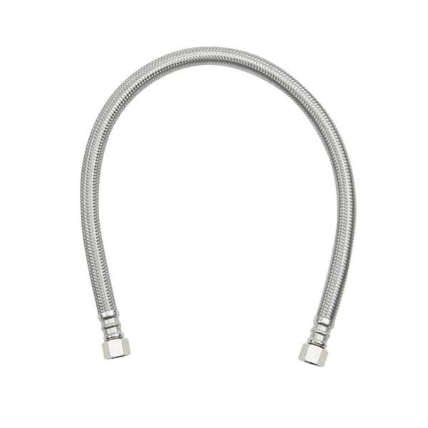 Plumbshop 3/8 in. Compression x 3/8 in. Compression x 20 in. Braided Stainless Steel Dishwasher Supply Line
