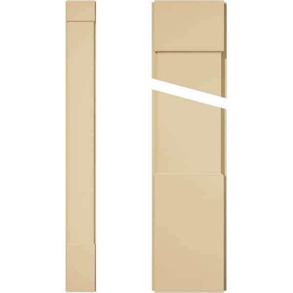 Ekena Millwork 2 in. D x 10 in. W x 96 in. L Primed Polyurethane Pilaster 1- Pack
