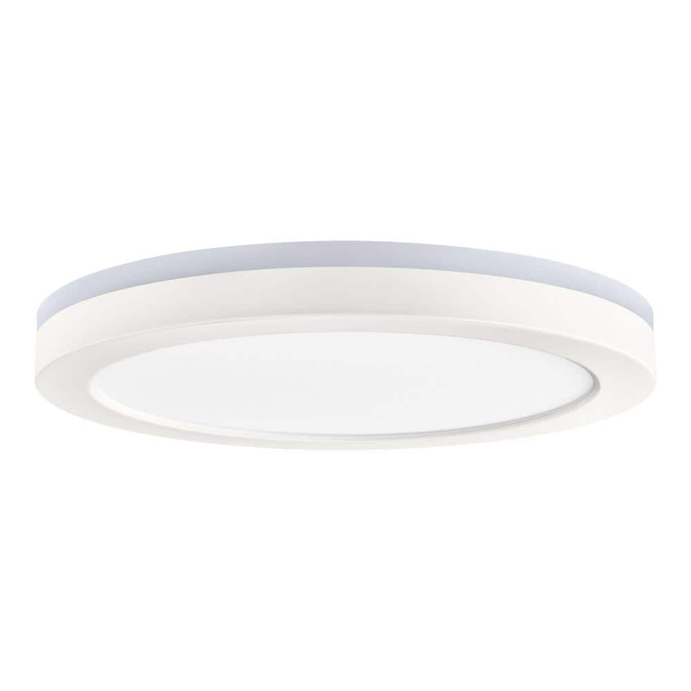 Commercial Electric 12in LED Flush Mount Smart CCT and RGB Selectable ...