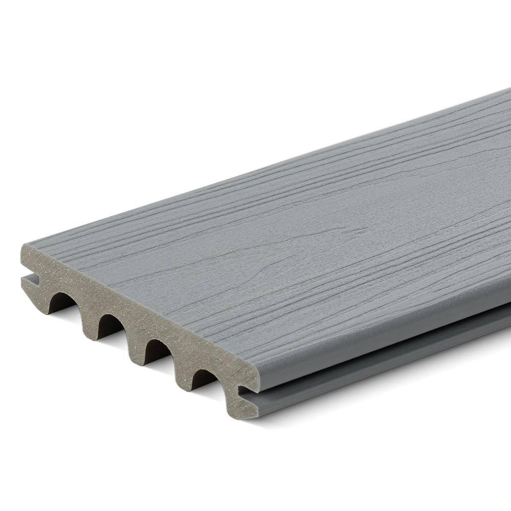 1in. x 6in. x20 ft. Sylvanix Elements DeckingHarbor Grey Reversible