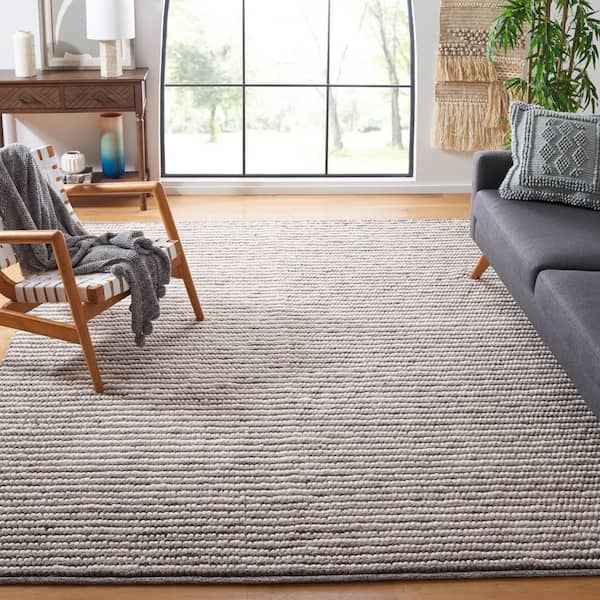 Natura 10 ft. x 14 ft. Ivory/Dark Brown Basket Marle Area Rug