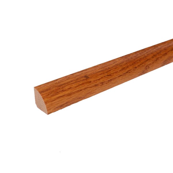 ROPPE Swiss 0.75 in. Thick x 0.75 in. Wide x 94 in. Length Low Gloss Wood Quarter Round Hardwood Trim Molding