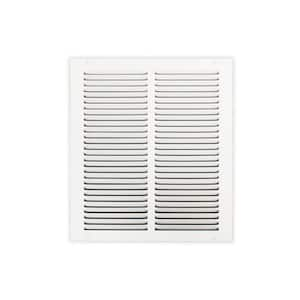 Everbilt 12 in. x 12 in. Aluminum Fixed Bar Return Air Filter Grille in  White EA29012X12 - The Home Depot