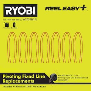 REEL EASY+ .095 Pivoting Fixed Line Replacements (14-Pieces)