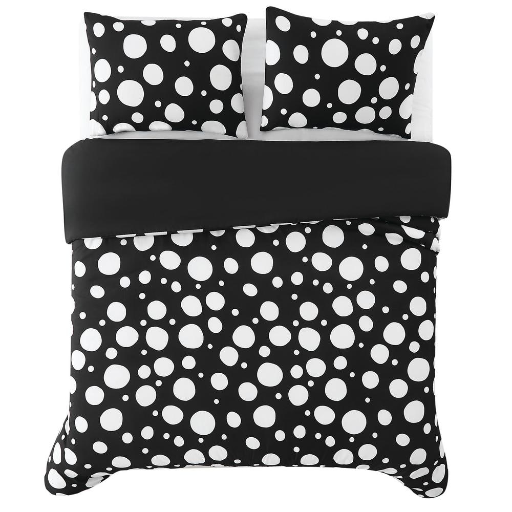 Truly Soft Sophia Dot Twin/Twin XL 2-Piece Multicolor Microfiber Duvet Cover Set