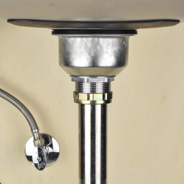 Serene Valley SVM2413R 24.17-in x 12.72-in Rear Drain Heavy-Duty Stainless Steel Sink Protector