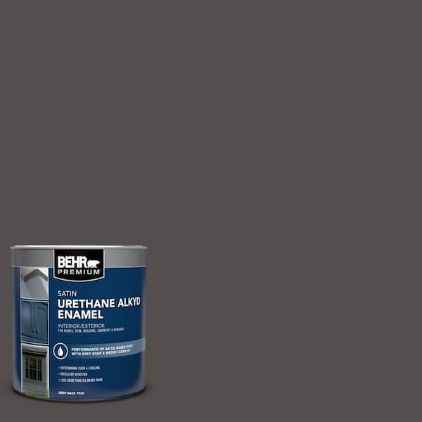 1 qt. #PPU24-02 Berry Brown Urethane Alkyd Satin Enamel Interior/Exterior Paint