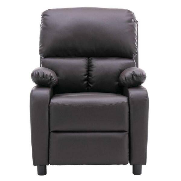 Hzlagm Yingj Big Brown Recliner with Push Back Technical Fabric with