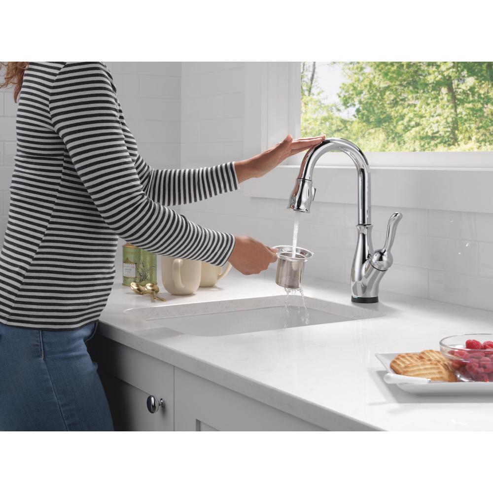 Leland Touch2O with Touchless Technology Single Handle Bar Faucet in Chrome