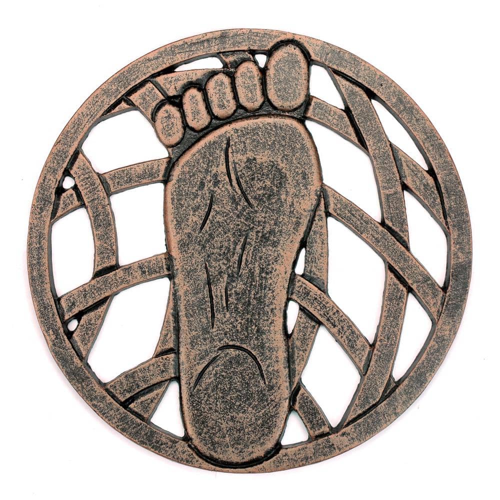 Stepping Stone Left Foot - Cast Aluminum