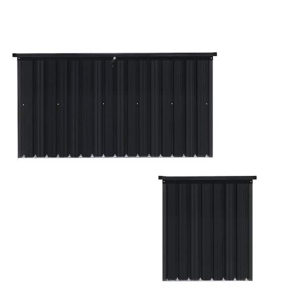 Clihome 215 Gal. Metal Deck Box with Lockable Doors CL-SS47057