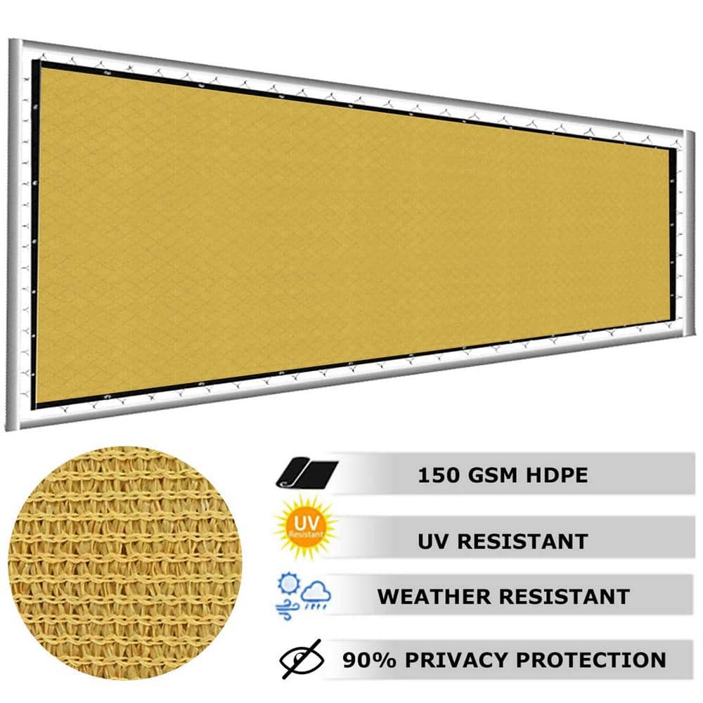 Cisvio 6 ft. x 50 ft. Privacy Screen Fence HeavyDuty Protective