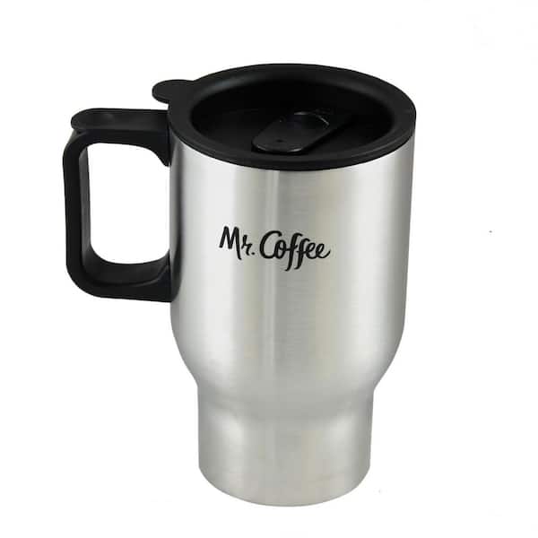Mr. Coffee Travertine Travel Mug Set 16 Oz Assorted Colors