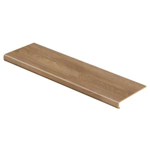 Gladstone Oak 47 in. L x 12-1/8 in. W x 2-3/16 in. T Laminate to Cover Stairs 1-1/8 in. T to 1-3/4 in. T