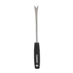 6.22 in. Double Injection Grip Handle Stainless Steel Hand Weeder