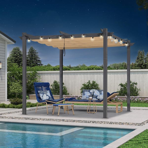 10 ft. x 10 ft. Outdoor Skyline Gazebo with Removable Zipper 10 ft. x 10 ft. Outdoor Skyline Gazebo with Removable Zipper