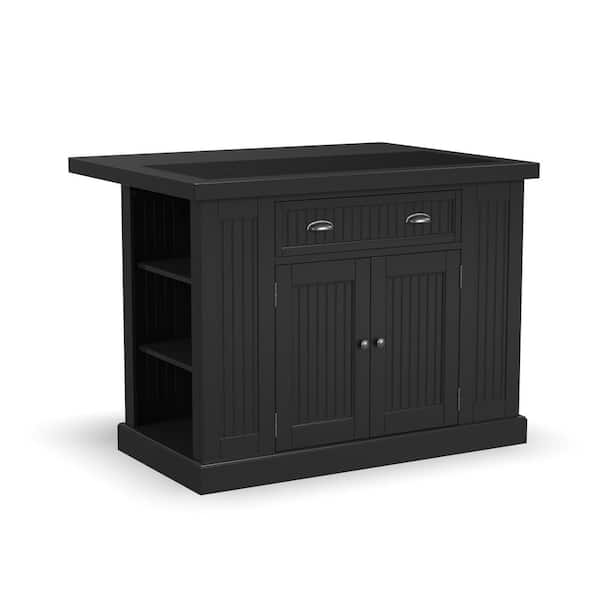 Gouldsboro Kitchen Island with Granite Top
