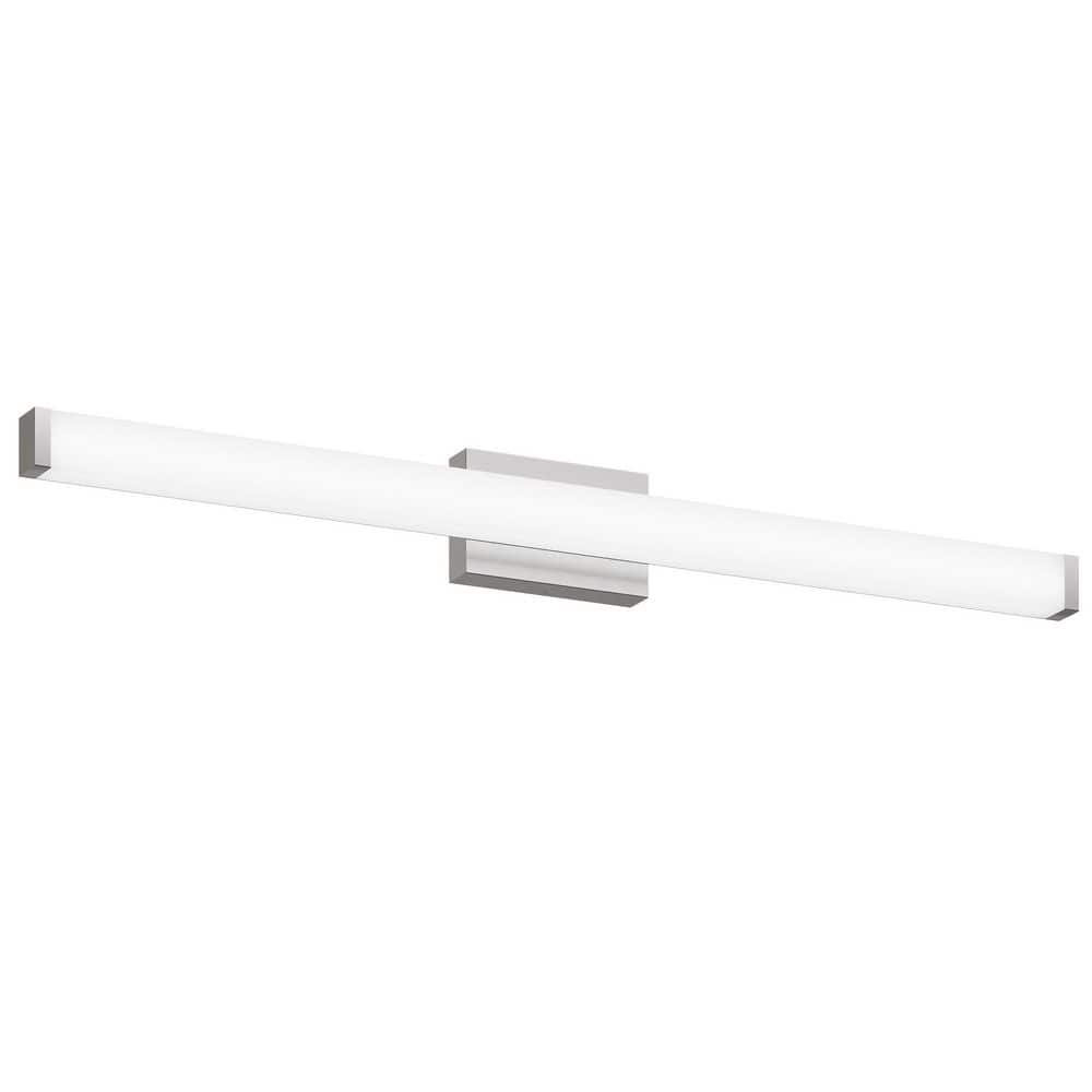 41 in. 1-Light Chrome Modern Dimmable LED Vanity Light Bar 6000K Mirror Light with Acrylic Shade price history on PriceWatchPro