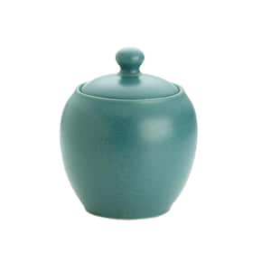 Colorwave Turquoise Stoneware Sugar Bowl with Cover 13 oz.