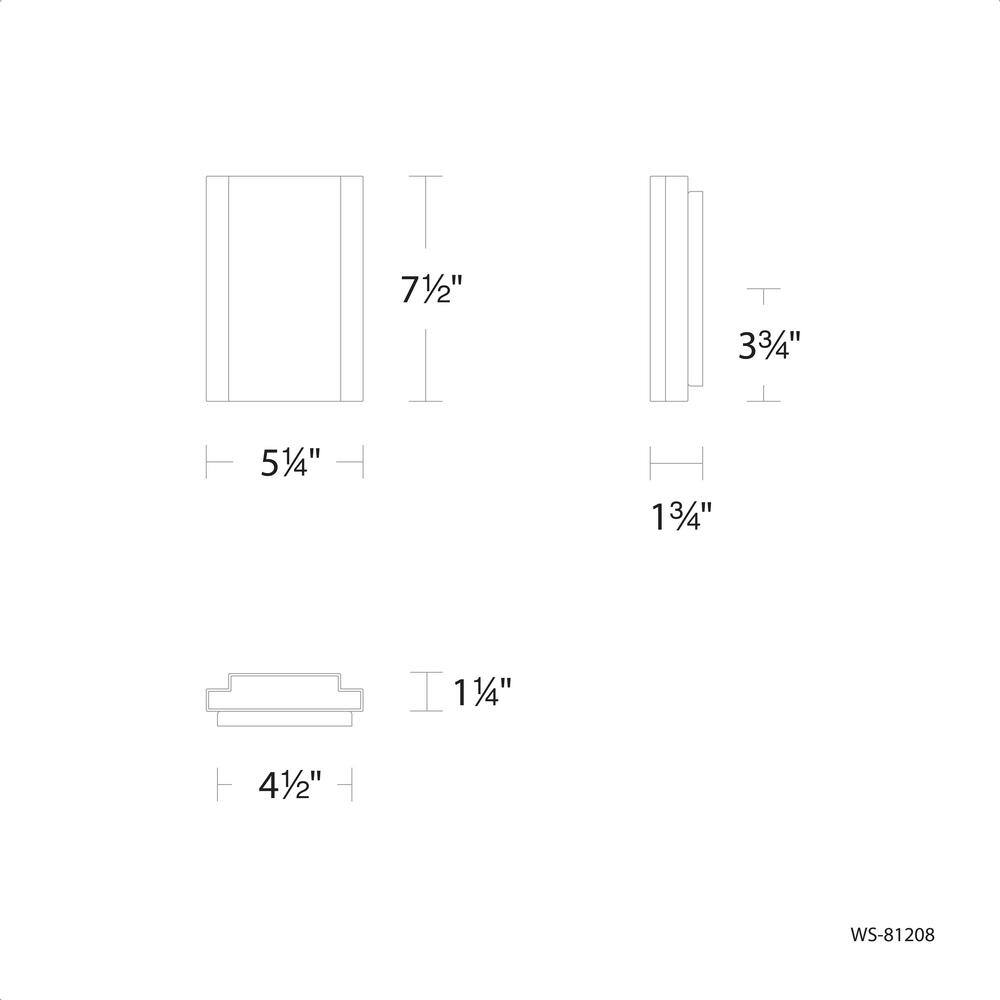 Layne Brushed Nickel LED Wall Sconce with Dimmable Feature