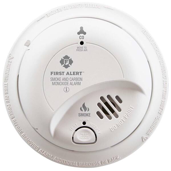 First Alert Hardwired Interconnected Smoke and CO Alarm with Battery Backup