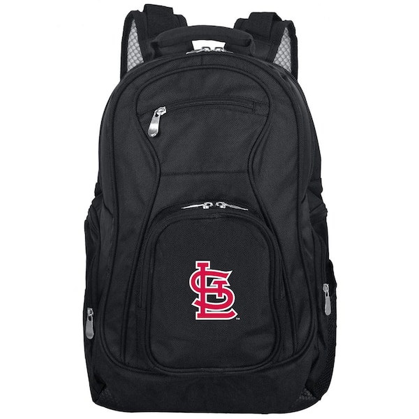 MOJO Black St. Louis Cardinals 22 2-Wheeled Duffel Bag 