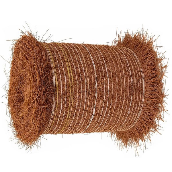 Covers Up 125 sq. ft. Natural Brown Longleaf Pine Needle Mulch Straw Roll for Landscaping