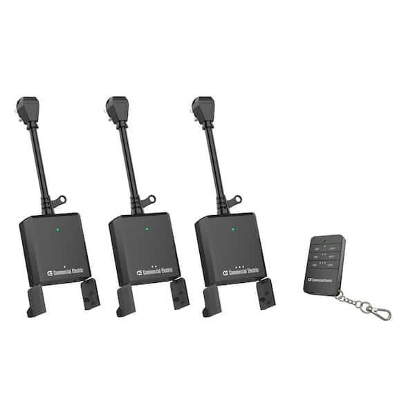 Wireless Indoor/Outdoor Remote Control with 3 Rev