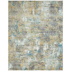 Remy Multi-Colored 9 ft. x 13 ft. Abstract Area Rug
