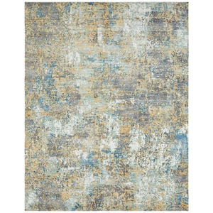 Remy Multi-Colored 2 ft. x 3 ft. Abstract Area Rug