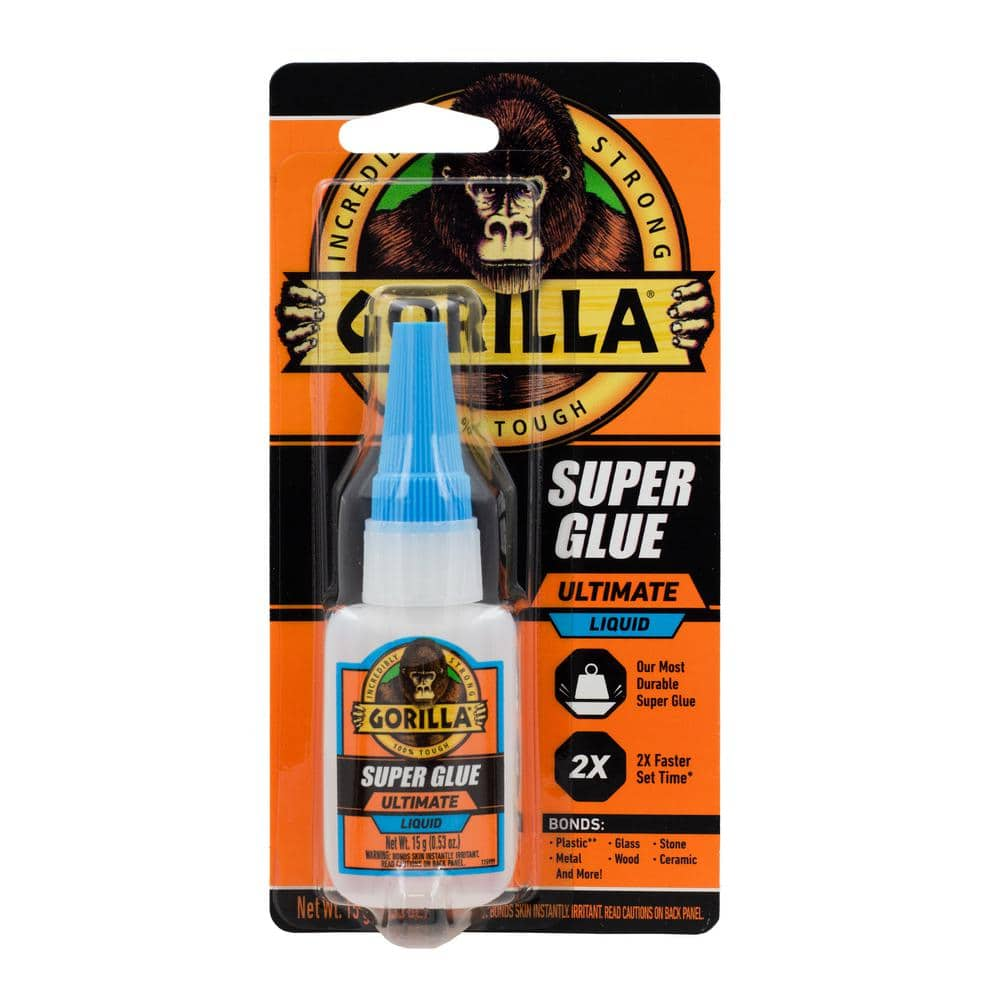 Gorilla Glue 15 g Super Glue Ultimate Clear (6-Pack) 115802 - The Home ...