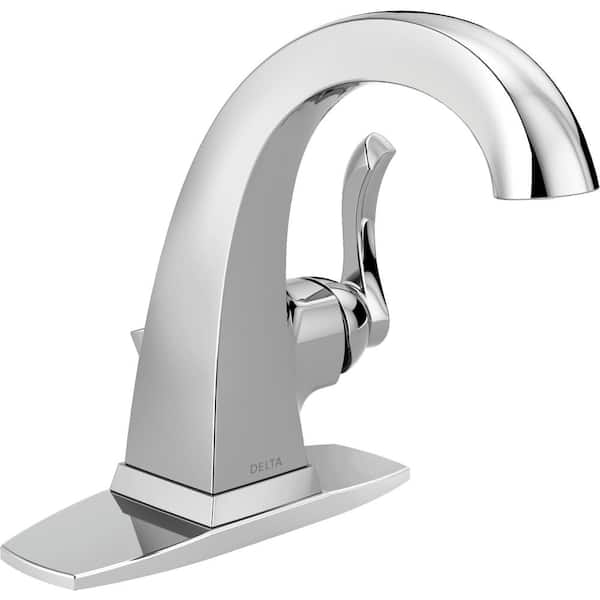 Delta Everly Single Hole Single-Handle Bathroom Faucet in Chrome