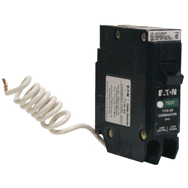 Eaton BR 20 Amp SinglePole Combination Arc Fault Circuit Breaker