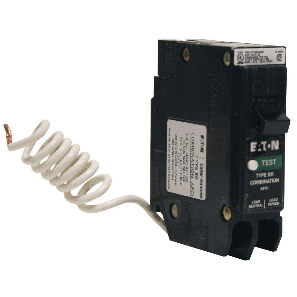 thumbnail image 2 of Eaton Plug-On Neutral AFCI/GFCI Breaker 20 Amp - All-in-One Arc Fault & Ground Fault Protection 2 of 2