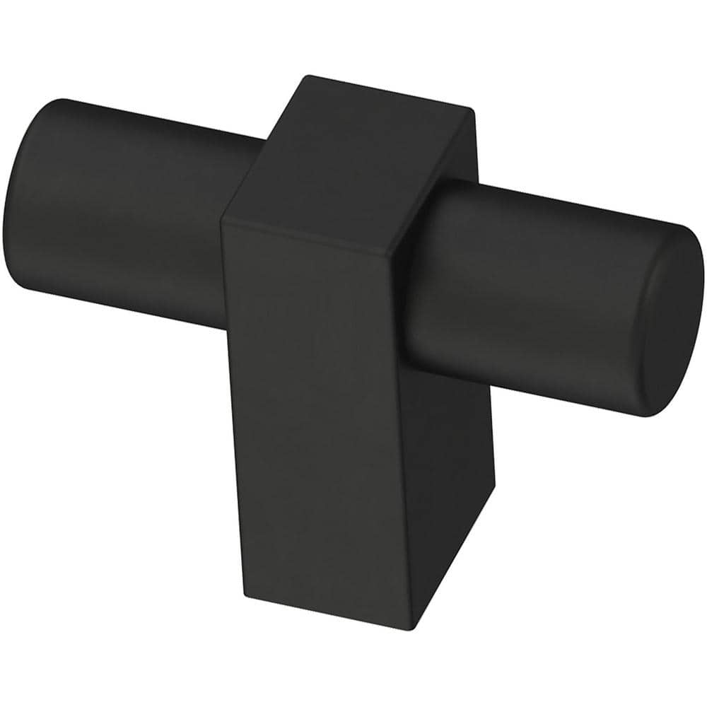 Artesia 1-3/4 in. (44 mm) Modern Matte Black Cabinet Bar Knob price history on PriceWatchPro