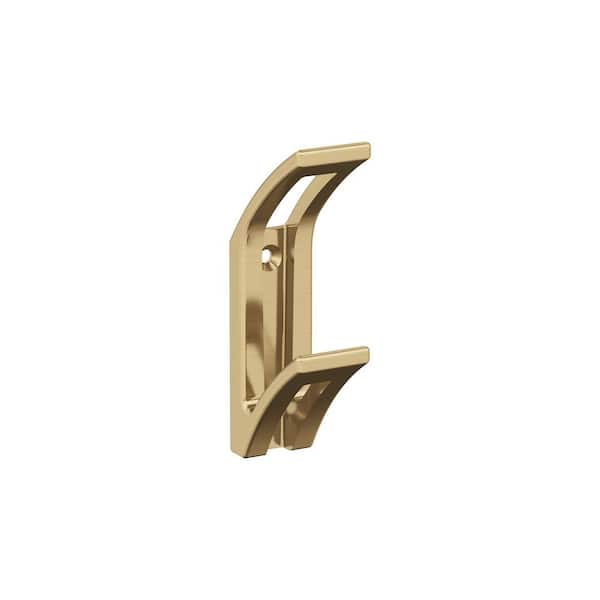 Amerock Avid 4-1/16 in. L Champagne Bronze Double Prong Wall Hook H37010CZ  - The Home Depot