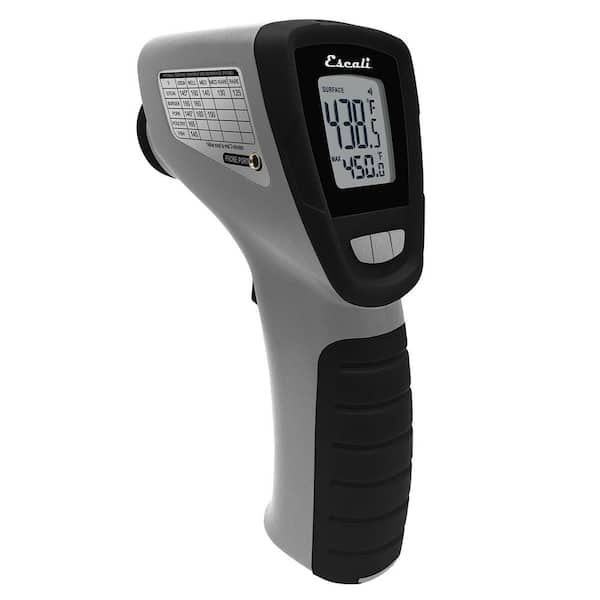 Escali Spotir Infrared Surface And Probe Digital Thermometer Gray