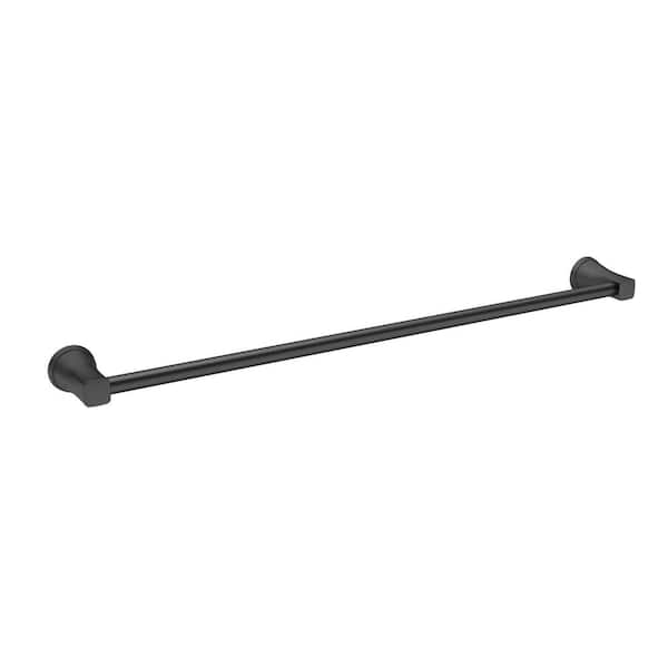 Glenmere 24 in. Towel Bar in Matte Black