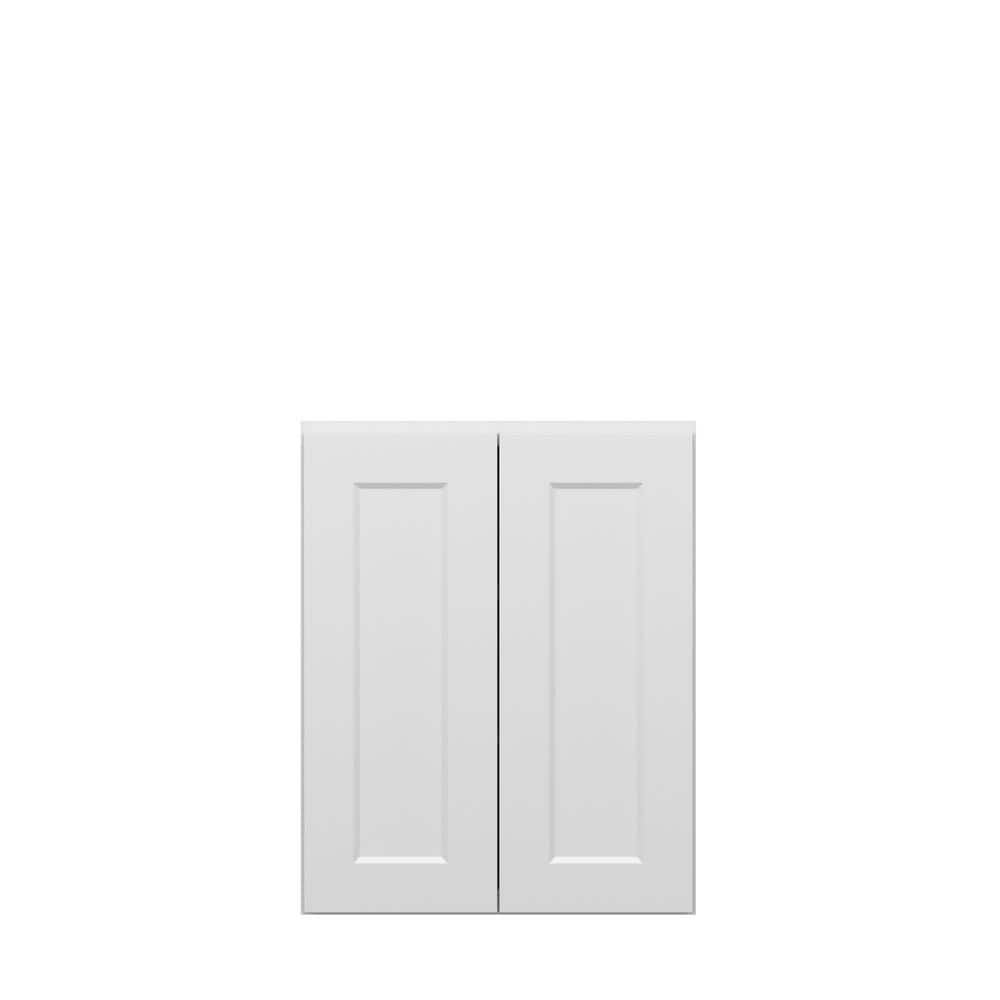 Norfolk Shaker 24 in. W x 30 in. H x 12 in. D in Painted White Plywood Asse