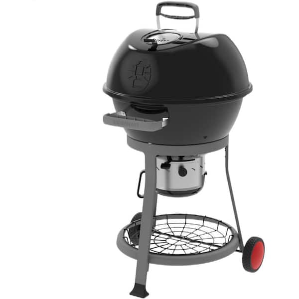 Coleman 30 in. Cookout Kettle Charcoal Grill in Black with 380 sq. in. Cooking Surface and Removable Ash Collection System