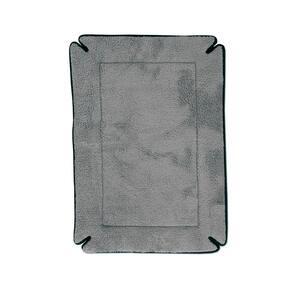 25 in. x 37 in. Large Gray Memory Foam Crate Pad/Bed