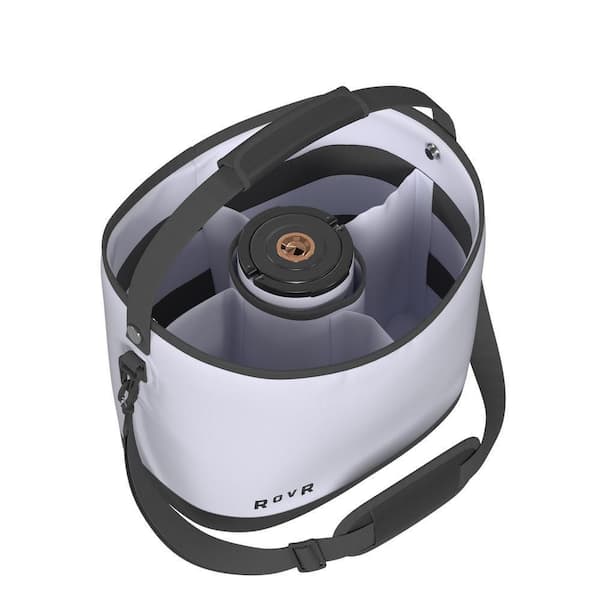RovR KeepR Caddy with 1.5 qt. Ice Bucket in Food & Beverage Cooler (POWDER)