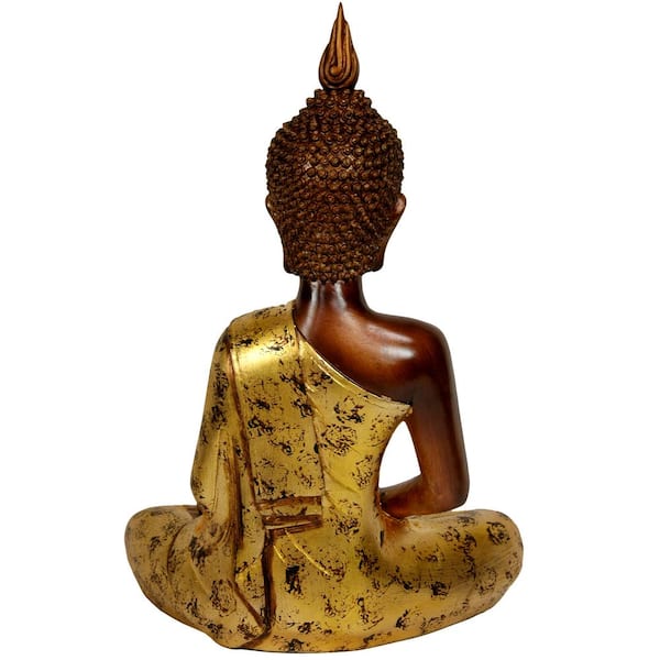 Svuotatasche DKD Home Decor 20,5 x 20,5 x 2,5 cm Naturale Buddha Legno