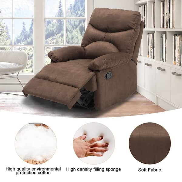 Brown Hanging Recliner Neck Head Pillow, Counterbalanced With 2 Weighted  Pellet Bagsworks Best FABRIC RECLINER 