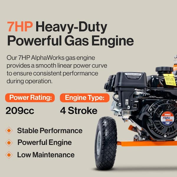 20 Ton Gas Log Splitter